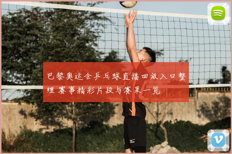 巴黎奥运会乒乓球直播回放入口整理 赛事精彩片段与赛果一览